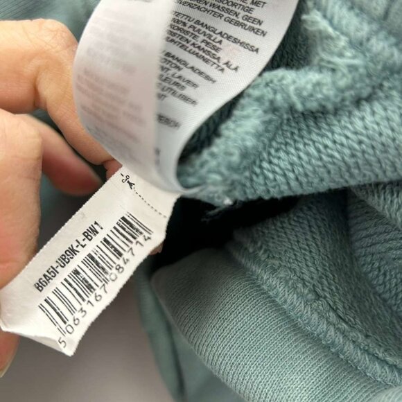 Gymshark Women's Large Loopback Seafoam Green Pullover Sweatshirt Long Sleeve - Picture 6 of 16